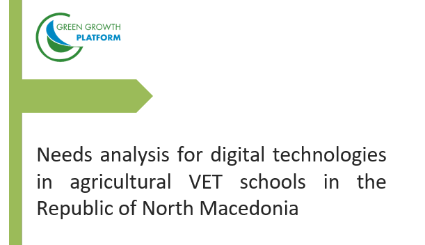 Needs analysis for digital technologies in agricultural VET schools in NMK